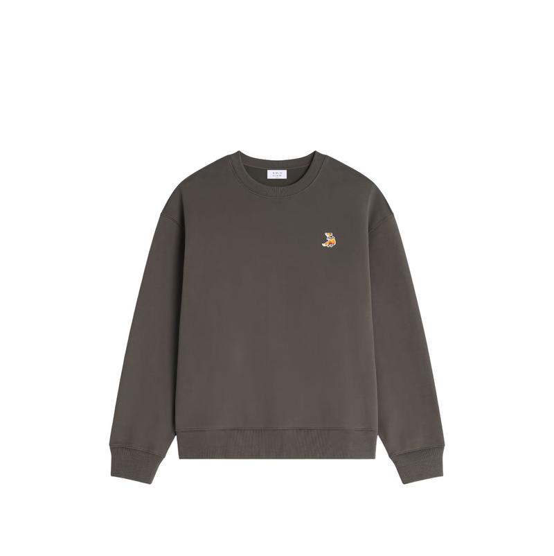 Maison Kitsuné 男士 卫衣 棕色 Dreaming Fox Comfort 套头衫图片