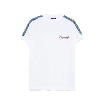 DSquared2 D二次方 男士 SS26 T恤 DSQUARED2 条纹