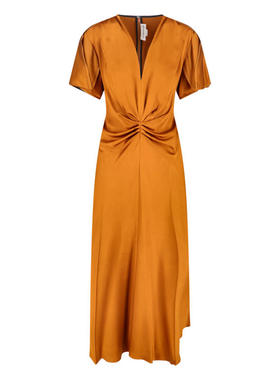 Victoria Beckham 女士 SS26 连衣裙 橙色连衣裙
