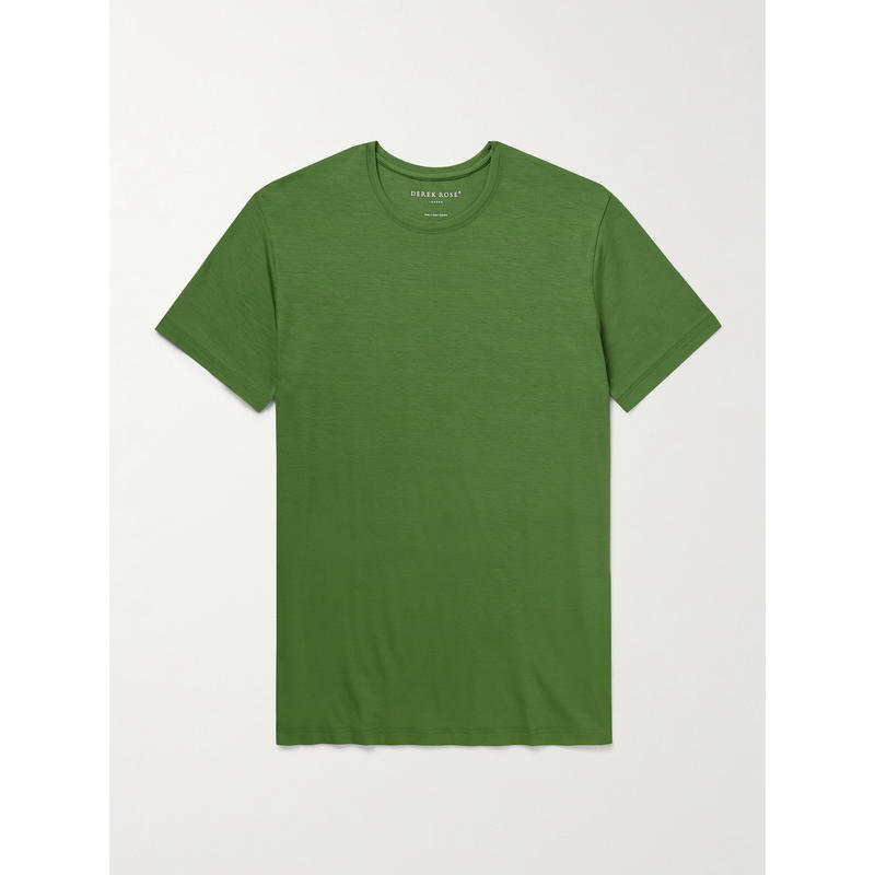 Derek Rose 男士 FW25 衬衫 Basel 弹力莫代尔针织T恤