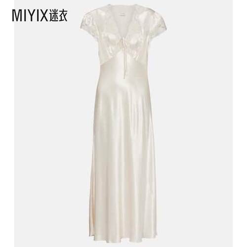 RIXO 女款Bridal Amari 缎面睡裙 迷衣时尚