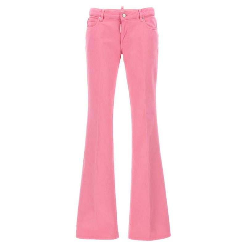 DSquared2 女士 SS24 牛仔长裤 多口袋牛仔长裤