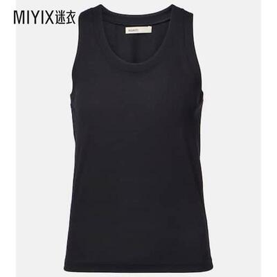 Khaite 女款Isha 棉混纺针织背心上衣 迷衣时尚