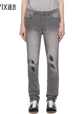 Ksubi 男士灰色 Chitch Prodigy Trashed 牛仔裤 迷衣时尚