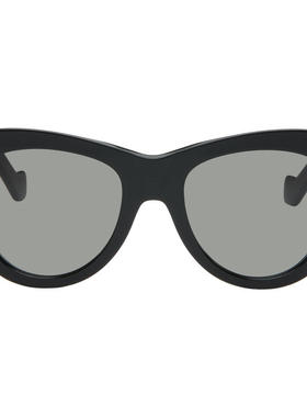 Loewe 男士 太阳镜 黑色 Anagram 太阳镜