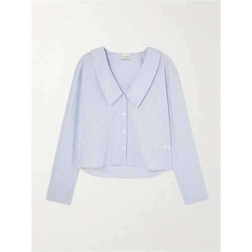 Deiji Studios 女士 FW26 上衣 条纹有机棉衬衫