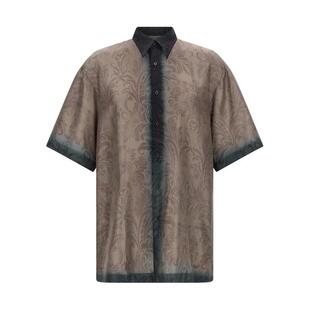 德赖斯·范诺顿 男士 SS25 Dries 短袖 Noten 衬衫 Van