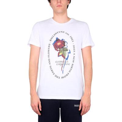 Ballantyne 男士 SS23 T恤 圖案印花圓領 T 卹