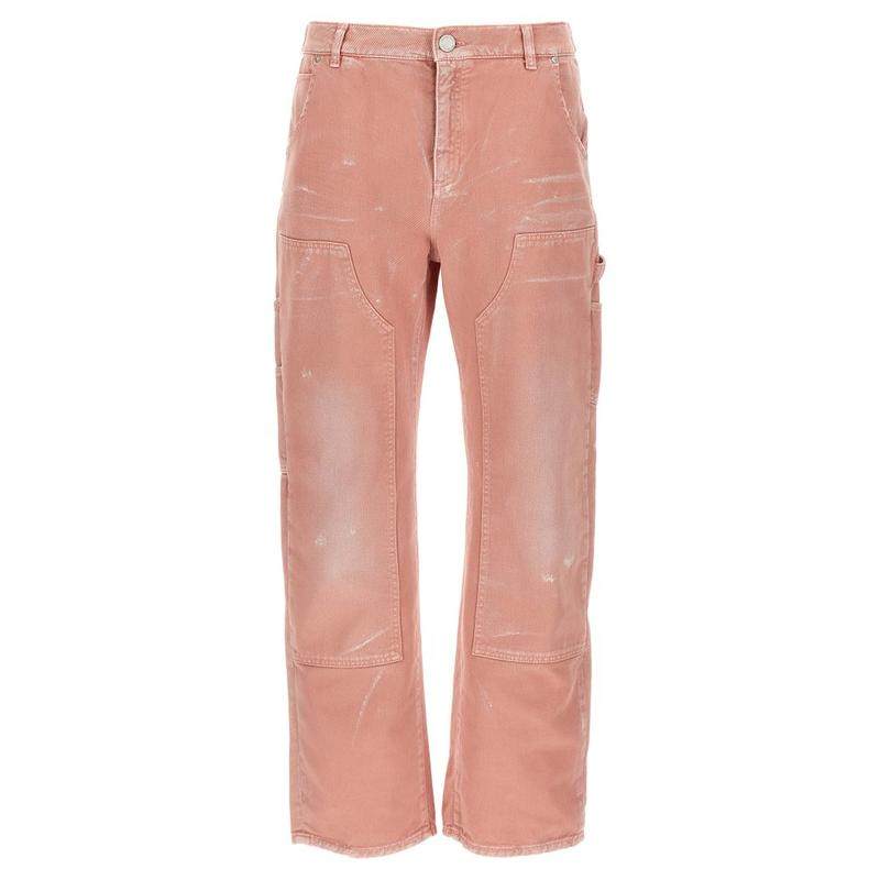 Pinko 女士 SS25 牛仔长裤 腰带环休闲裤