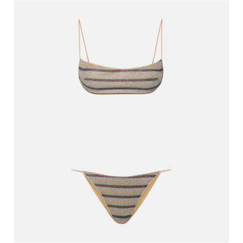 Oséree Swimwear 女士 比基尼 Lumière 条纹