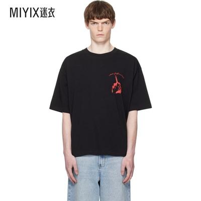 Stolen Girlfriends Club 男款黑色 Smoking Kills Relaxed T 恤