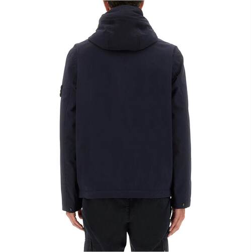 Stone Island 石头岛 男士 FW25 夹克 蓝色聚酯运动