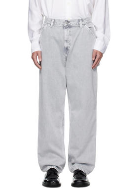 Carhartt WIP卡哈特 男士 长裤 灰色 Single Knee 牛仔裤