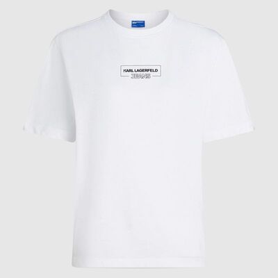 Karl Lagerfeld Jeans 女士 T恤 KLJ REG OUTLINE 徽标