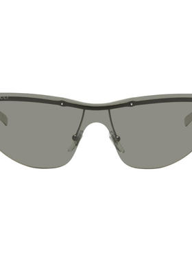 Gucci古驰男士 春夏新品 太阳镜 银色无框太阳镜