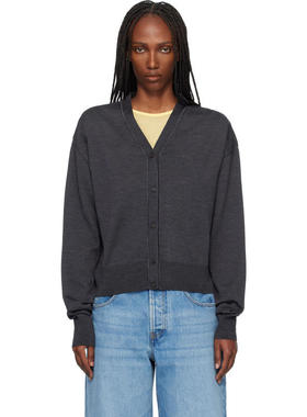Jacquemus 雅克慕斯 女士 开衫 灰色 Le Cardigan Brode