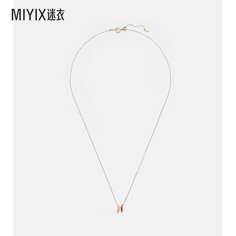 PERSÉE 女款18K金珐琅项链 迷衣时尚
