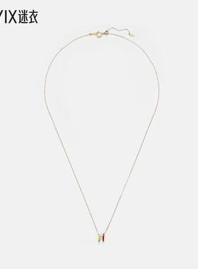 PERSÉE 女款18K金珐琅项链 迷衣时尚