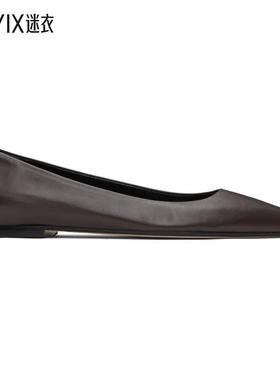 Aeyde 女款棕色 Cassy Pointed-Toe 芭蕾鞋 迷衣时尚