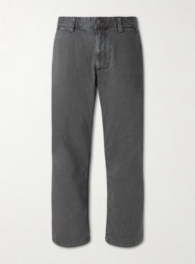 Corridor 男士 SS26 长裤 直筒件染弹力棉质斜纹布裤子