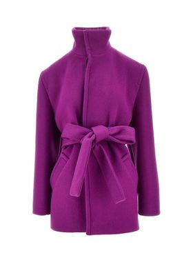 Saint Laurent 女士 FW25 大衣 紫色外套