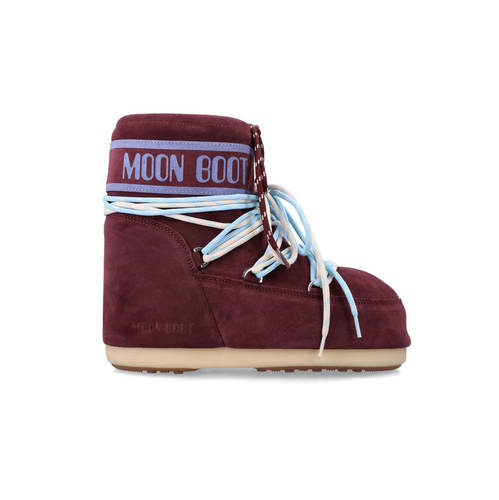 Moon Boot 月亮靴 中性（成人） FW25 靴子 COW 酒红绒面革