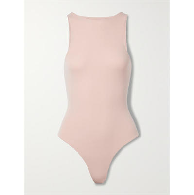 SKIMS 女士 CO 连体衣 Fits Everybody thong 弹力缎面针织茶色