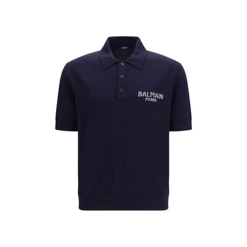 Balmain 巴尔曼 男士 SS26 POLO衫 标志针织 Polo 衫