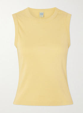 FLORE FLORE 女士 SS26 背心 Esmé 罗纹有机棉针织背心