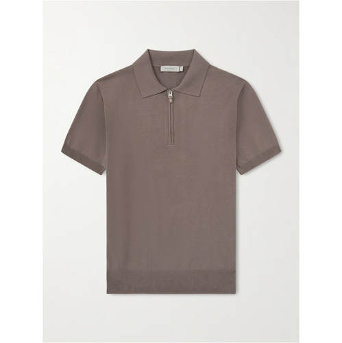 Canali 康钠丽 男士 POLO衫 棉针织
