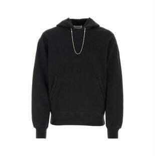 Ambush 男士 FW24 卫衣 球链缀饰徽标刺绣连帽衫