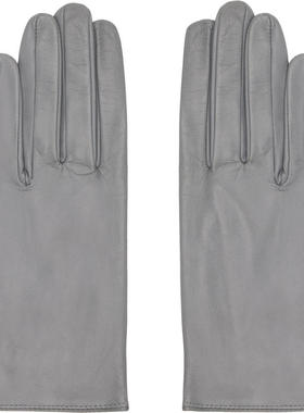 Handsome Stockholm 男士 手套 灰色 Washable Leather 手套