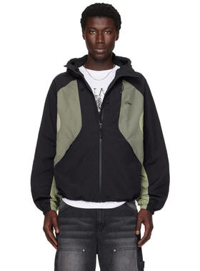 Dime MTL 男士 夹克 黑色  灰色 Tech Windbreaker 夹克