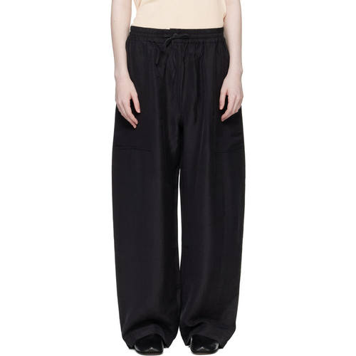 Studio Nicholson 女士 SS25 长裤 黑色 Capel Twill