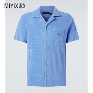 Ralph 男款 Polo Lauren拉夫劳伦 棉混纺厚绒布衬衫 迷衣时尚