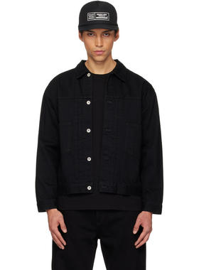 NEIGHBORHOOD 男士 夹克 黑色 BW Type-2 牛仔夹克