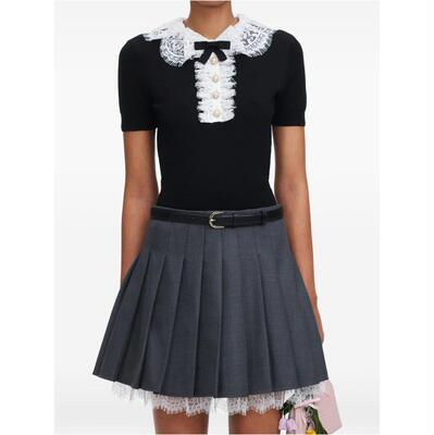 Self-Portrait 女士 FW26 上衣 黑色