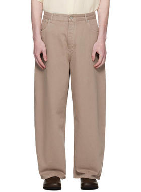 Studio Nicholson 男士 牛仔长裤 灰褐色 Paolo 牛仔裤