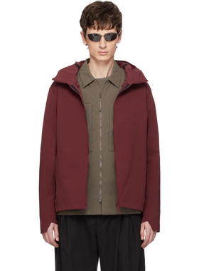 始祖鸟VEILANCE男士Isogon MX Hoody 防水防风保暖塔夫绸夹克外套