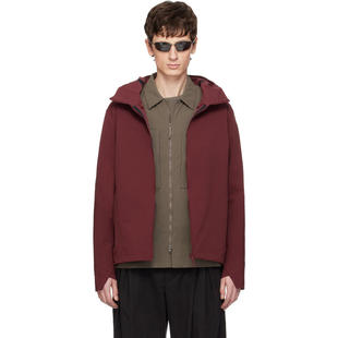 男士 夹克 Isogon Hoody 酒红色 VEILANCE