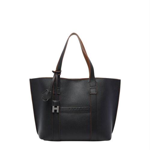Hogan 霍根 女士 FW26 托特包 Hogan 徽标压纹顶部提手包