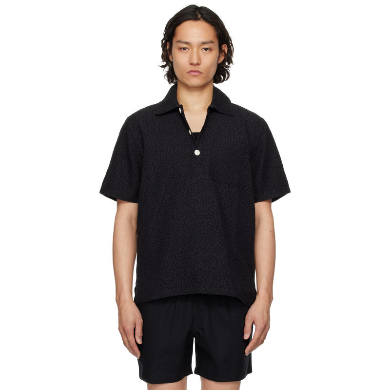 OAS Company 男士 POLO衫 黑色 Turleo Girona Polo 衫