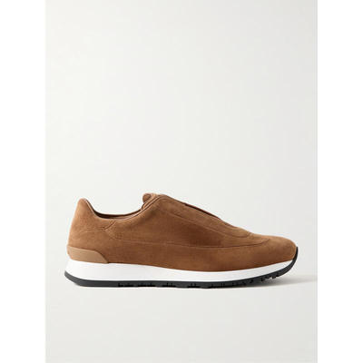 John Lobb 男士 SS25 运动鞋 Lift 绒面革直入式