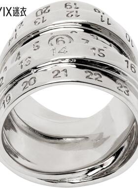 MM6 Maison Margiela马吉拉 男款Minimal Numeric 戒指 迷衣时尚
