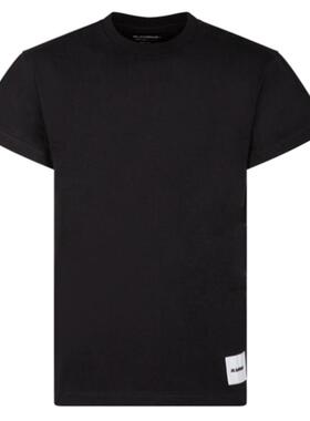Jil Sander 吉尔·桑达 男士 SS26 T恤 MEN 黑色棉质