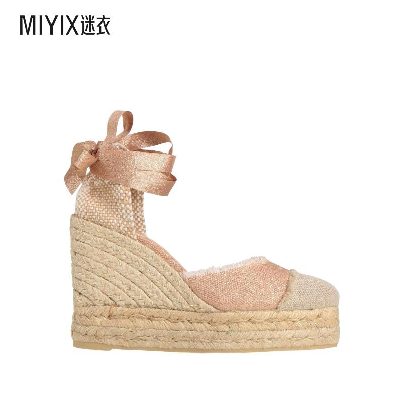 Castañer 女士帆布面凉鞋 迷衣时尚