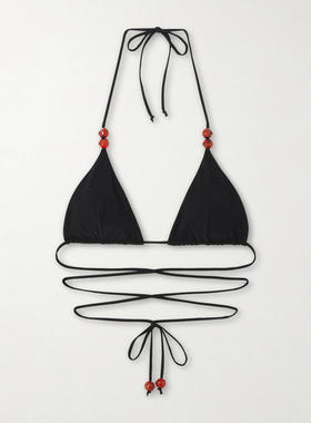 Magda Butrym 女士 SS26 比基尼 钉珠比基尼上装