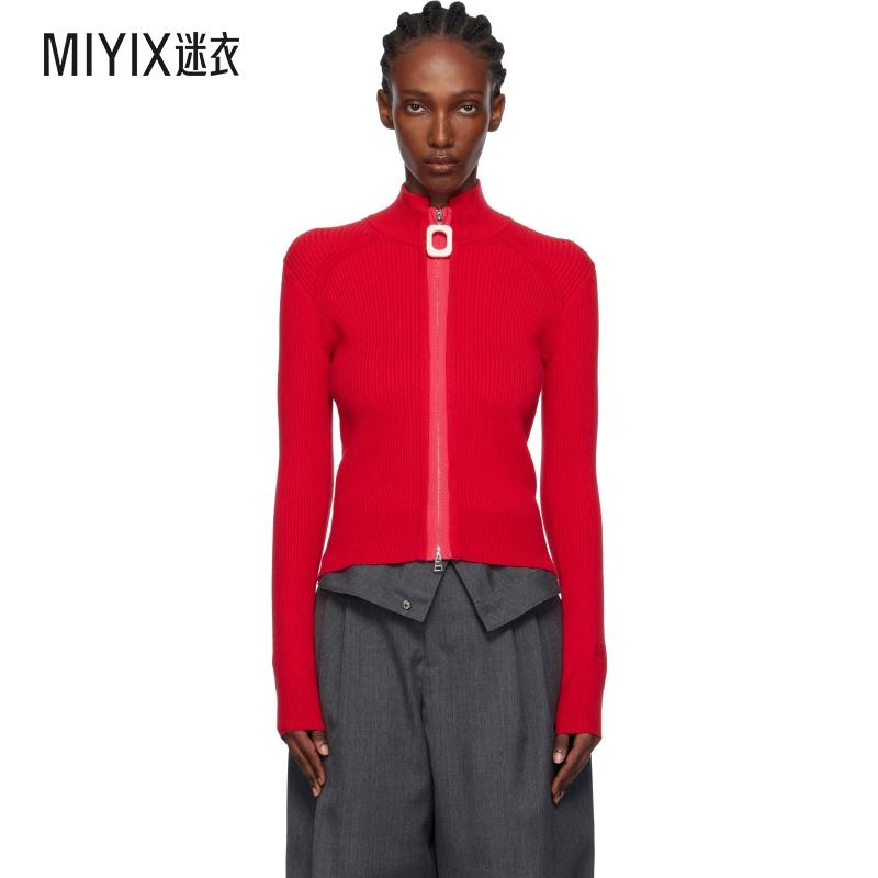 J.W. Anderson 女款红色 Fitted Zip Up 夹克 迷衣时尚