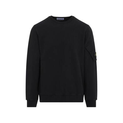 Stone Island 石头岛 男士 FW26 卫衣 Logo拼布口袋运动衫