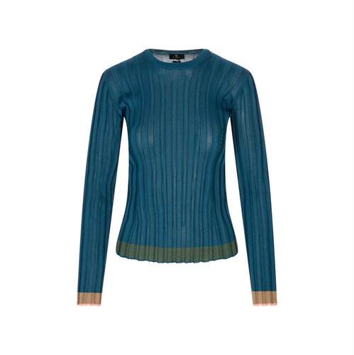 Etro 艾绰 女士 FW25 毛衣 Etro 罗纹圆领